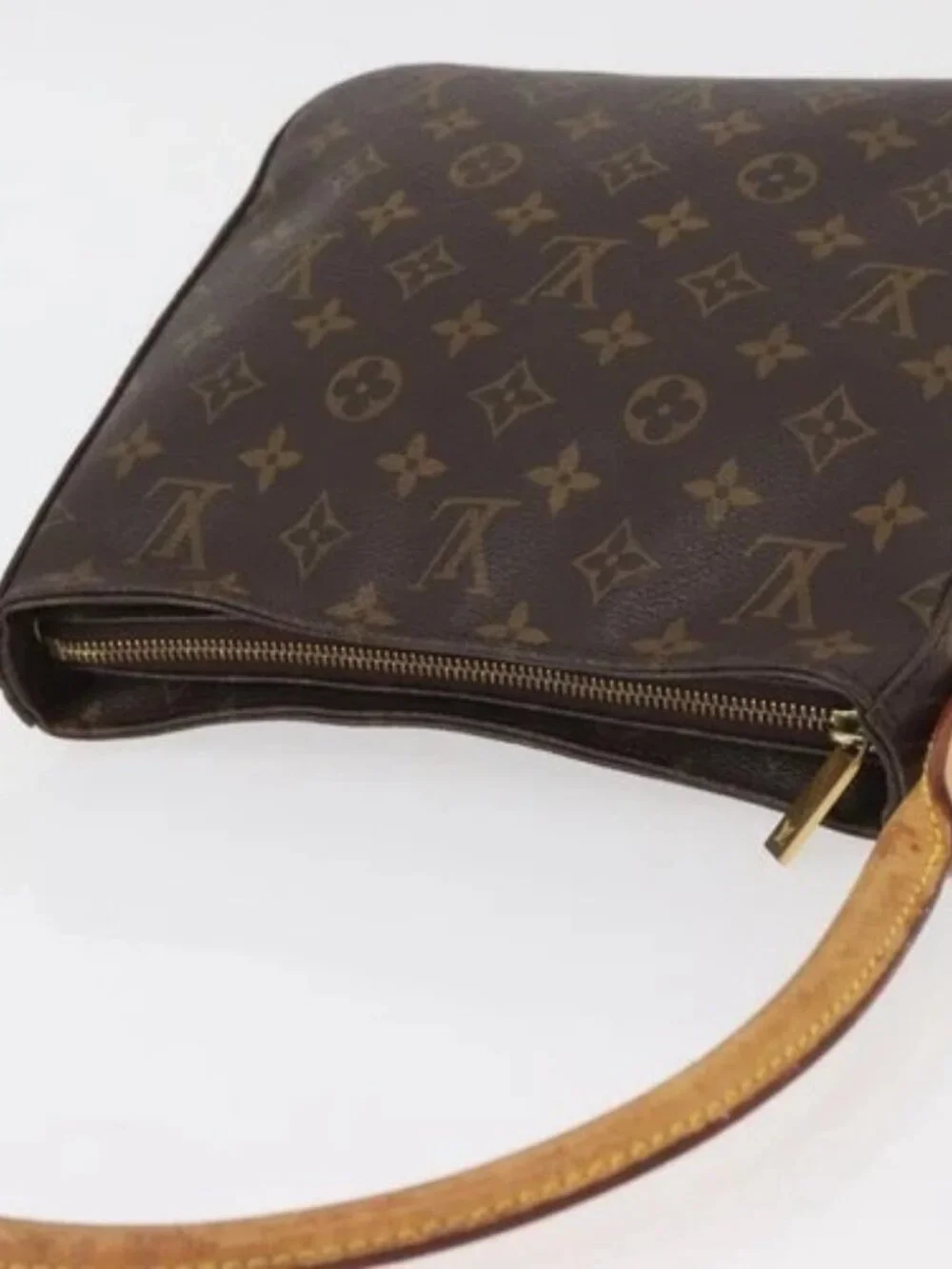 LOUIS VUITTON Monogram Looping MM Shoulder Bag M51146 LV Auth ka3657
